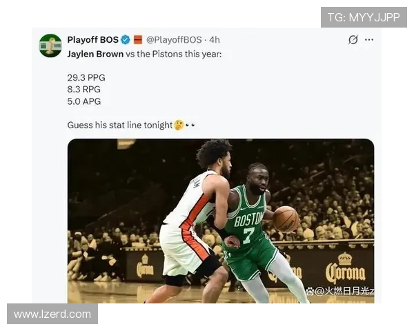 杰伦布朗末节狂砍13分全场贡献35分4篮板8助攻助力球队取胜